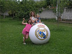 Bola inflvel de PVC Real Madrid