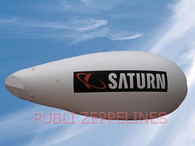 Zepelim dirigvel 6m PVC Saturn