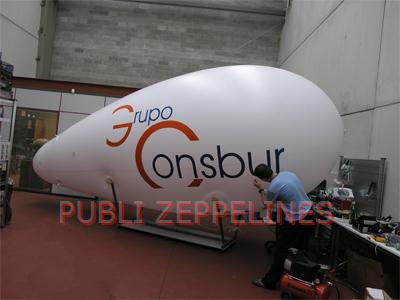 Zepelim dirigvel 6m PVC Grupo Consbur
