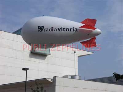 Zepelim dirigvel 5m PVC Radio Vitoria