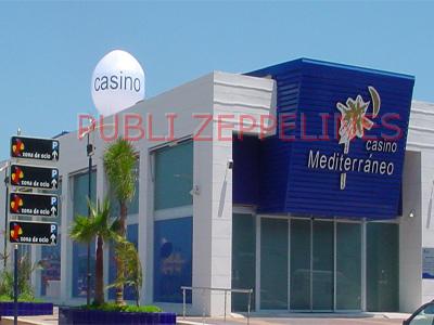 Insuflvel com formato de globo Casino Mediterrneo
